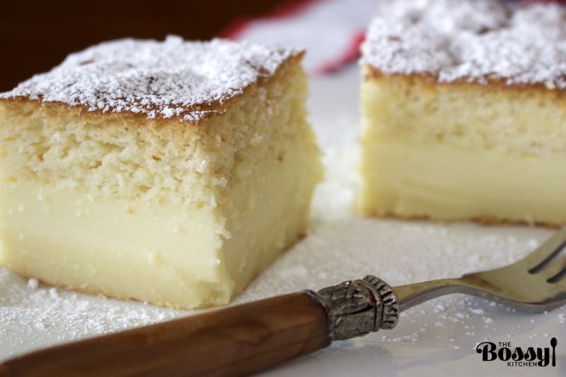 Vanilla Magic Custard Cake Recipe