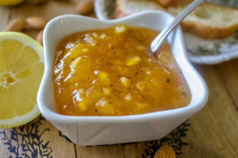 Apricot Jam With Ginger Almonds And Mint The Bossy Kitchen