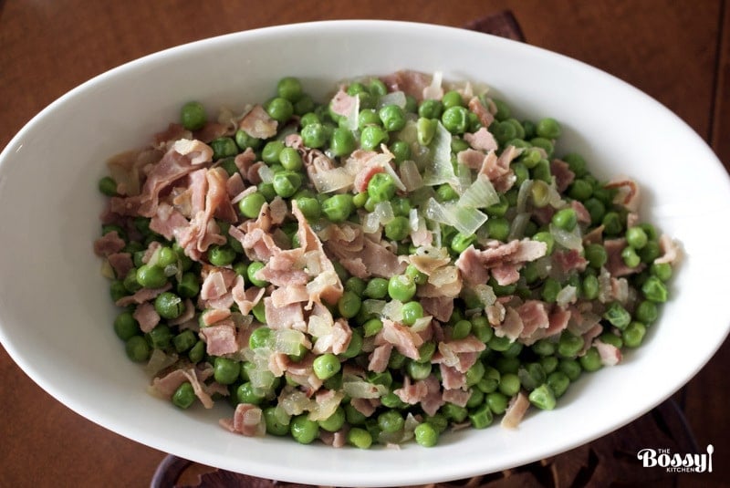 Easy Green Peas with Ham Spanish Recipe