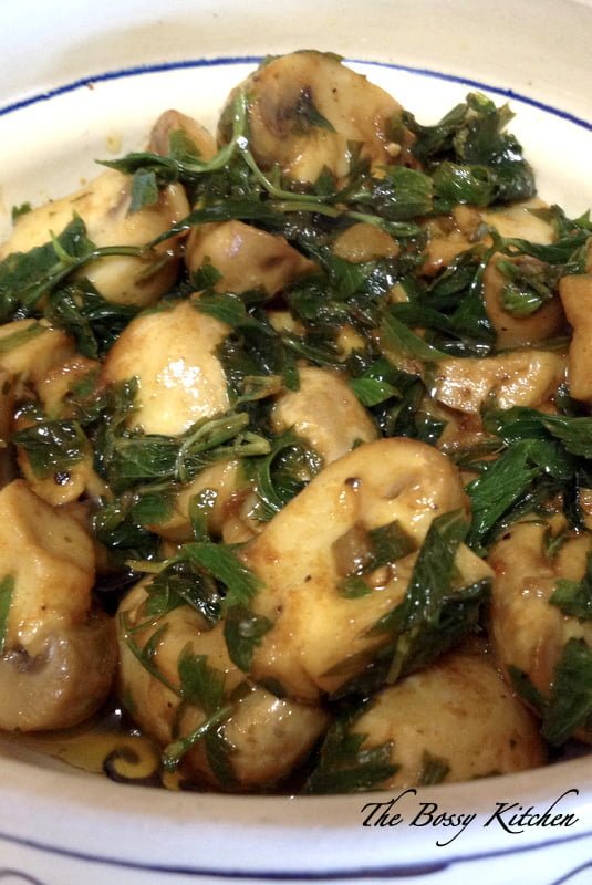 Lemon Garlic Mushrooms – The Bossy Kitchen-Cooking at home is love made
