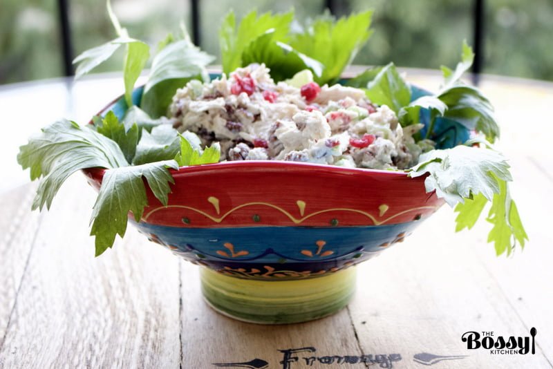 Cranberries Pecans Chicken Salad – The Bossy Kitchen-Cooking at home is