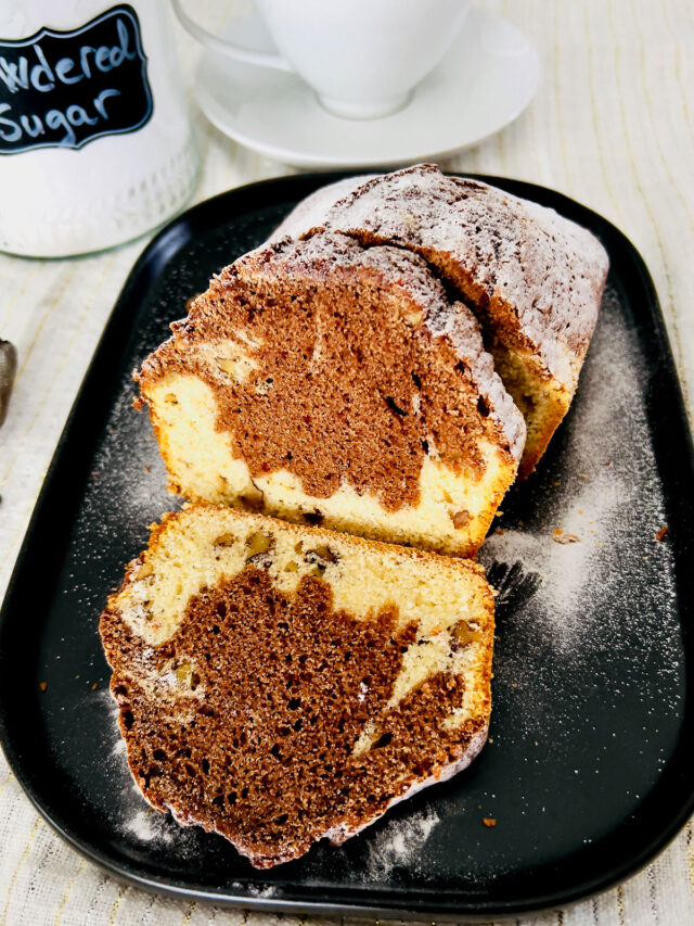 How to Bake Marble Pound Cake