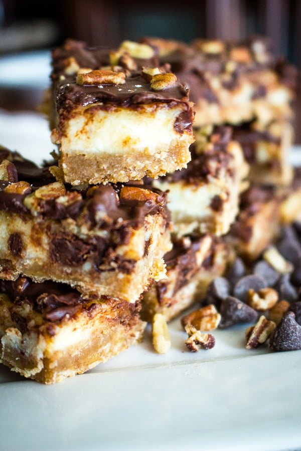 Austrian Chocolate Cream Cheese Bars The Bossy Kitchen