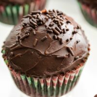 Chocolate Cupcakes With Rum Chocolate Ganache1 1