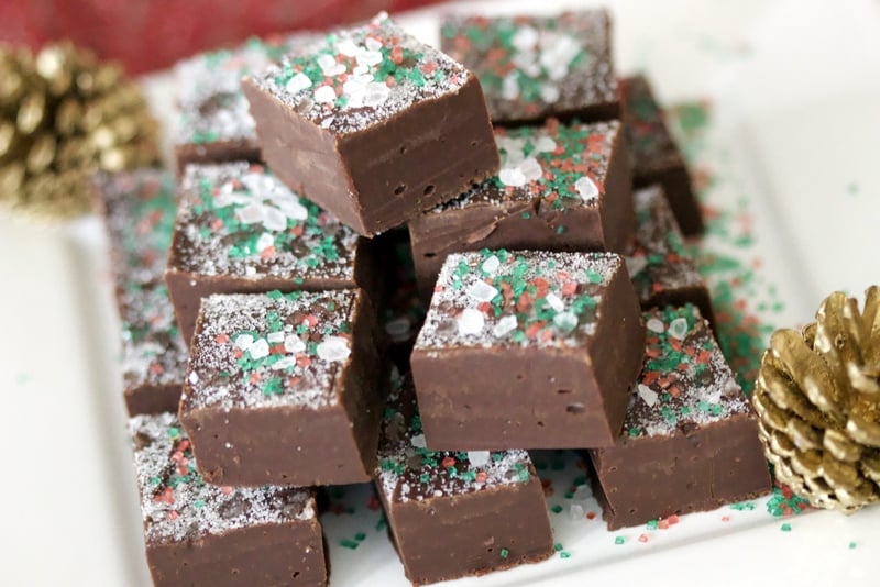 Sea Salt Chocolate Fudge The Bossy Kitchen