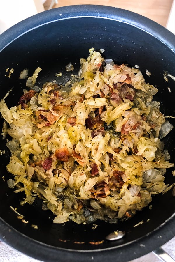 cooked cabbage