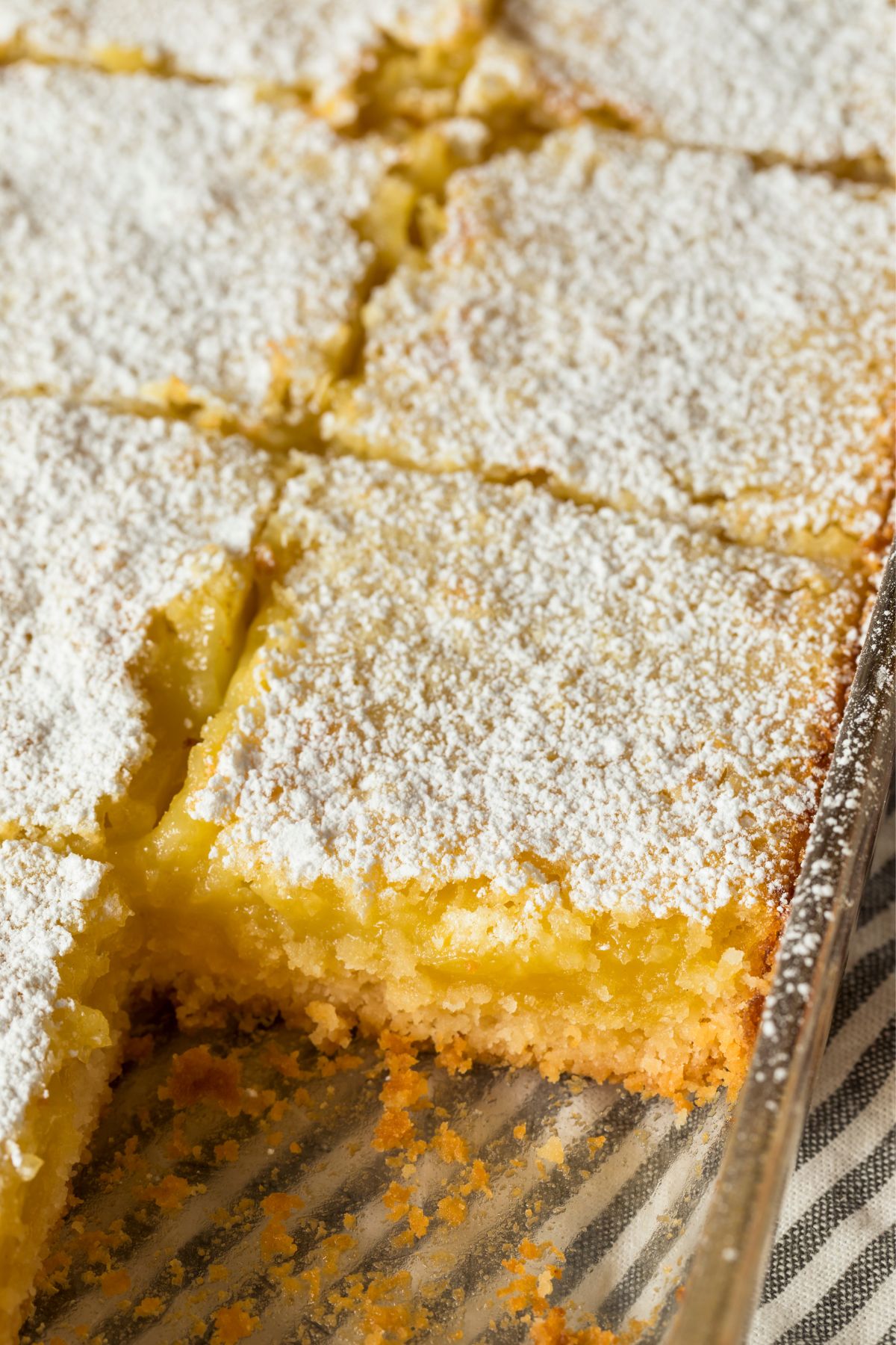 Lemon Bars close up