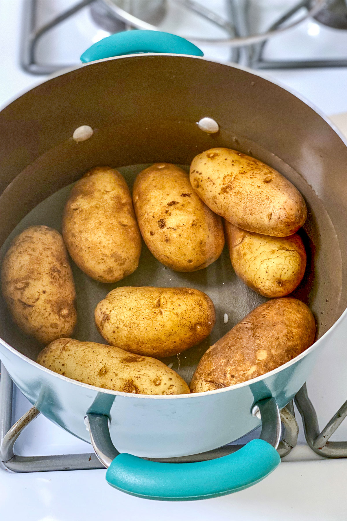 Potatoes boiling