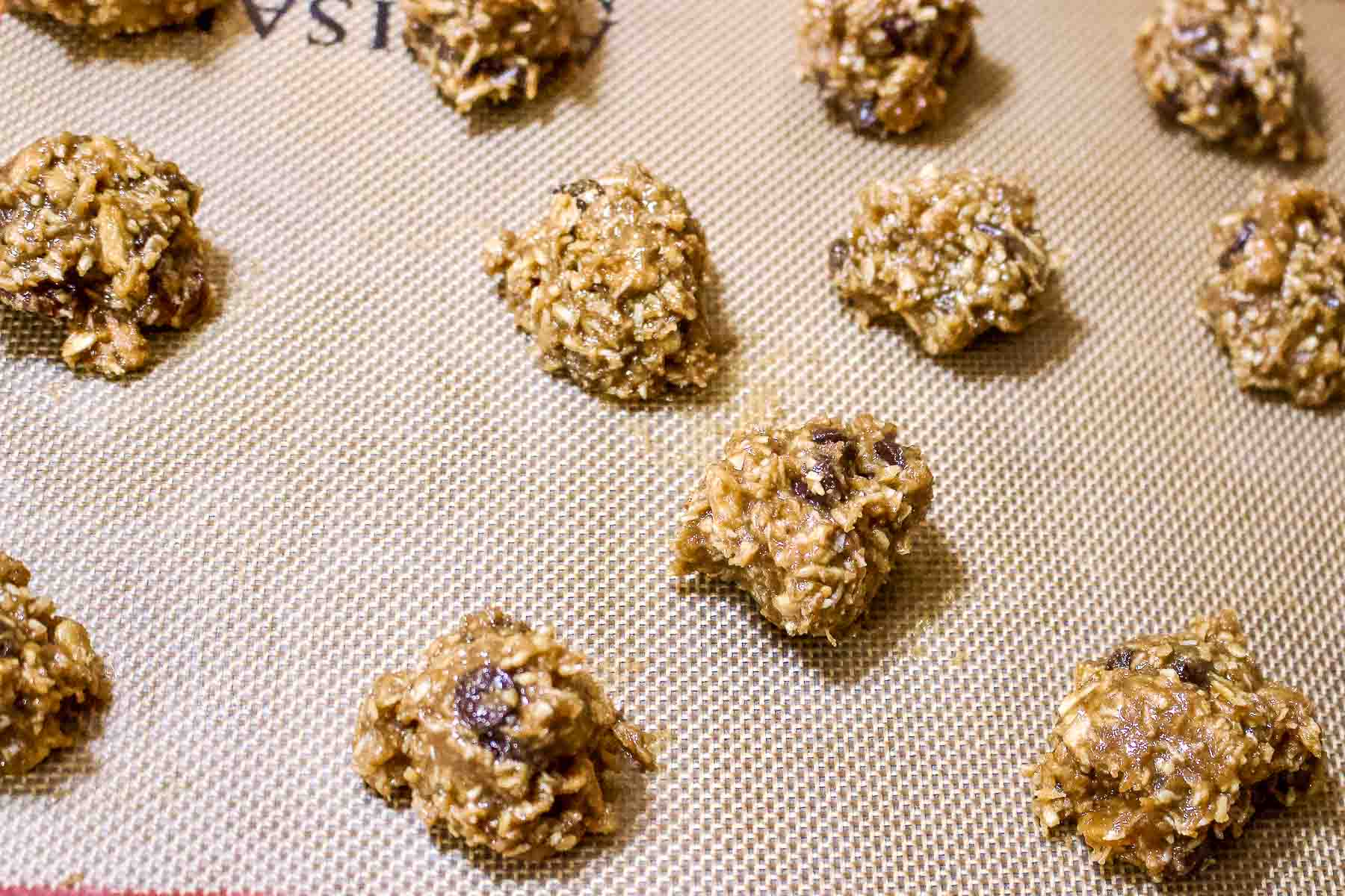 Sunflower Seeds Butter cookies unbaked.