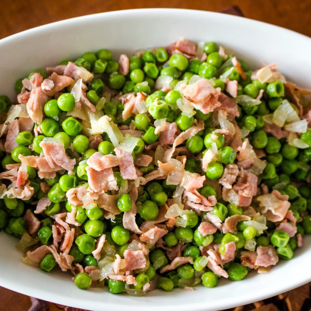 Easy Green Peas with Ham Spanish Recipe