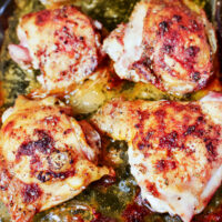 Lemon Garlic Roasted Chicken Legs square0