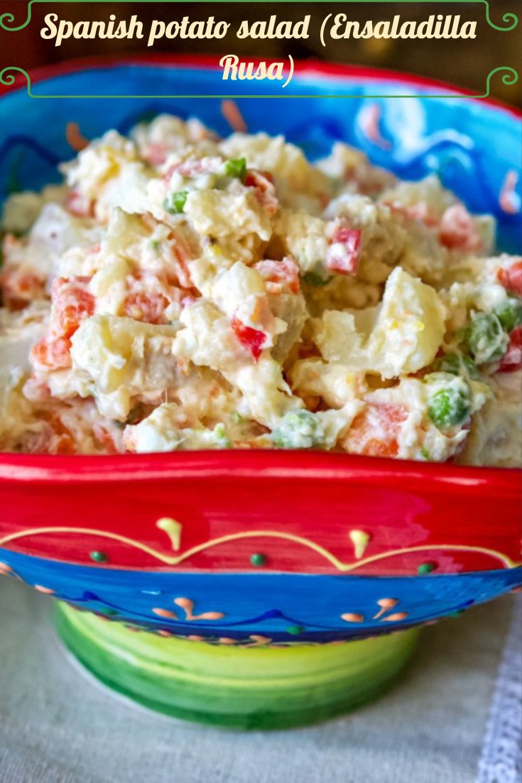 Spanish Potato Salad(Ensaladilla Rusa)- Pinterest