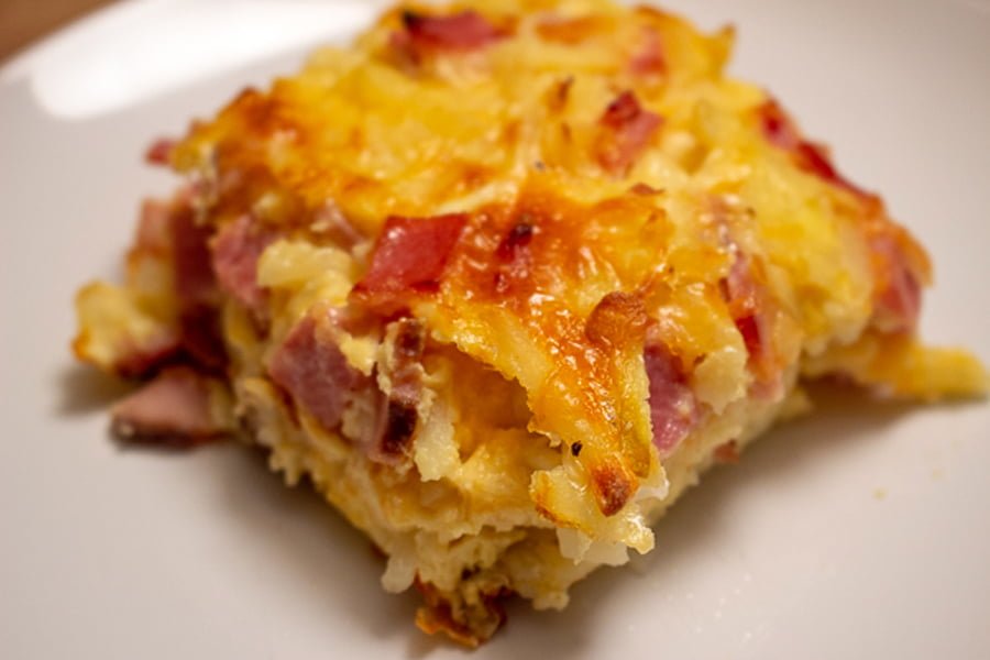 EGG HAM CHEESE HASH BROWN CASSEROLE - Priezor.com