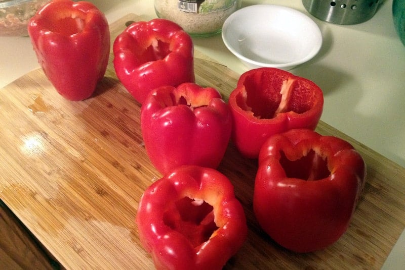 red peppers