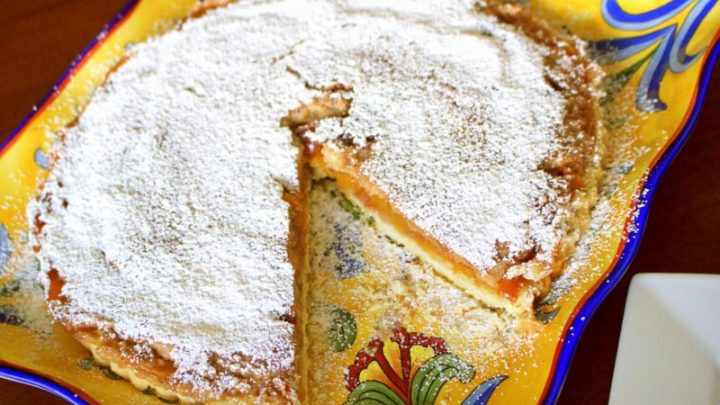 German Peach Kuchen- The Bossy Kitchen