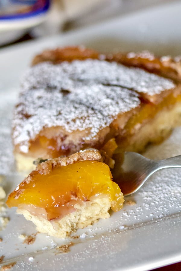 German Peach Kuchen