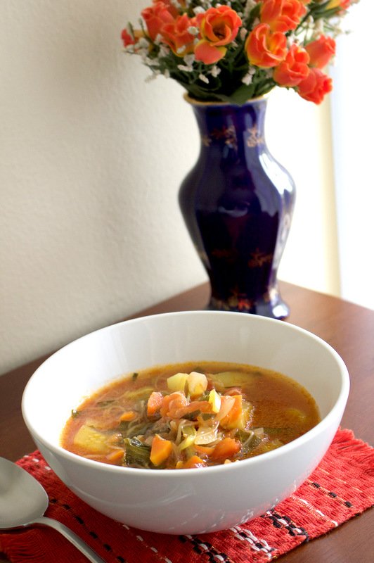 Tomato and Zucchini Summer Soup