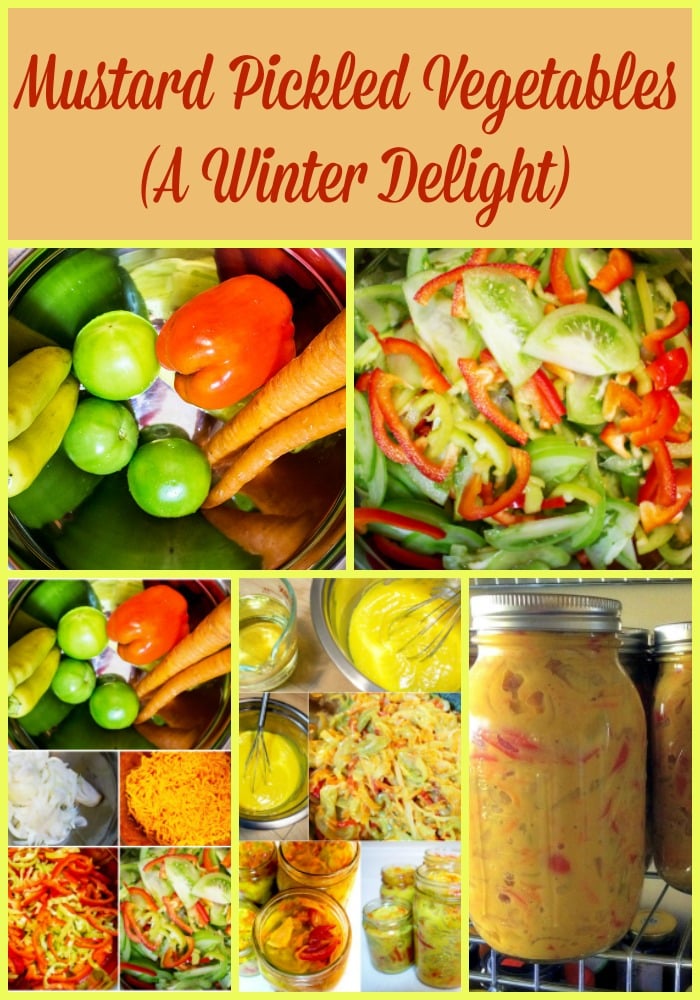 Mustard Pickled Vegetables a winter delight Mustard Pickled Vegetables a winter delight- Pinterest featured picture