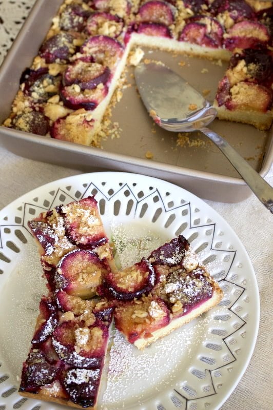 German Plum Kuchen- Pflaumenkuchen - The Bossy Kitchen ...