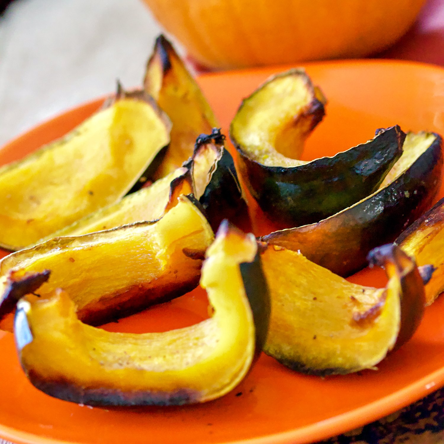 Roasted Kabocha Squash With Coconut Oil