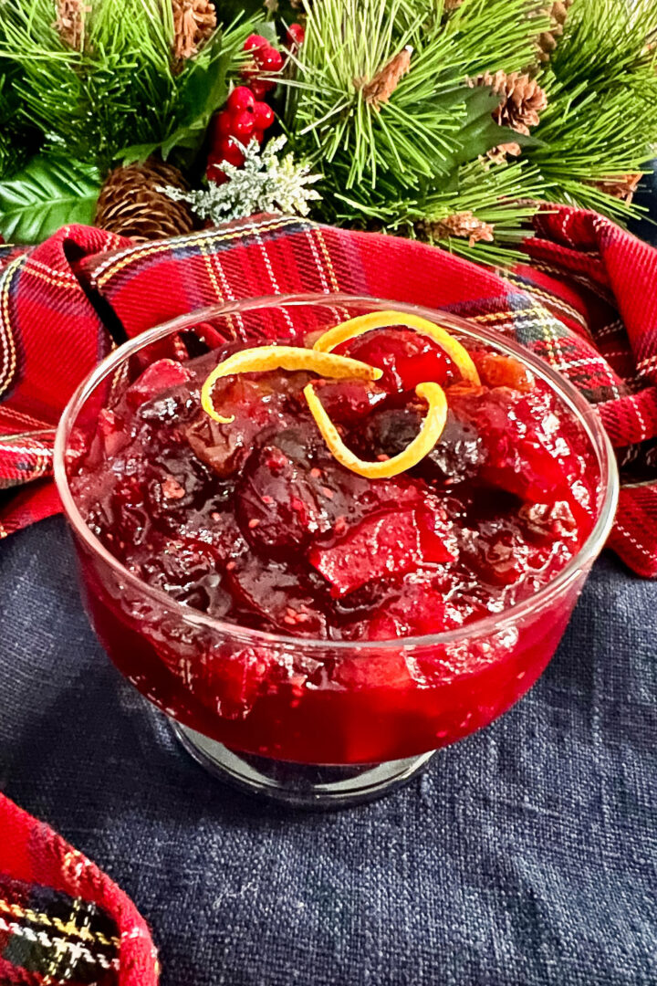 Cranberry Chutney With Apples The Bossy Kitchen