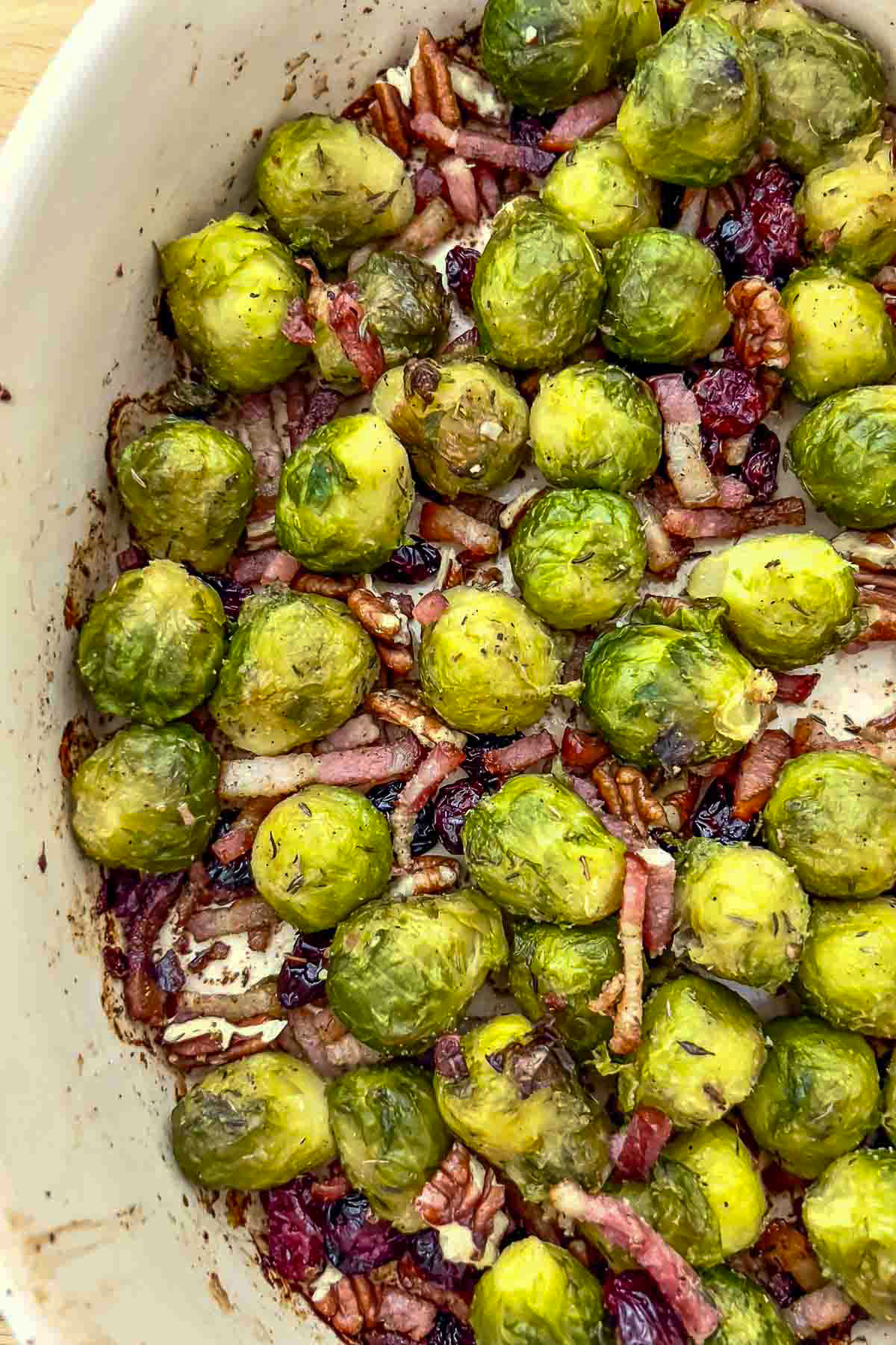 Roasted Brussels Sprouts.