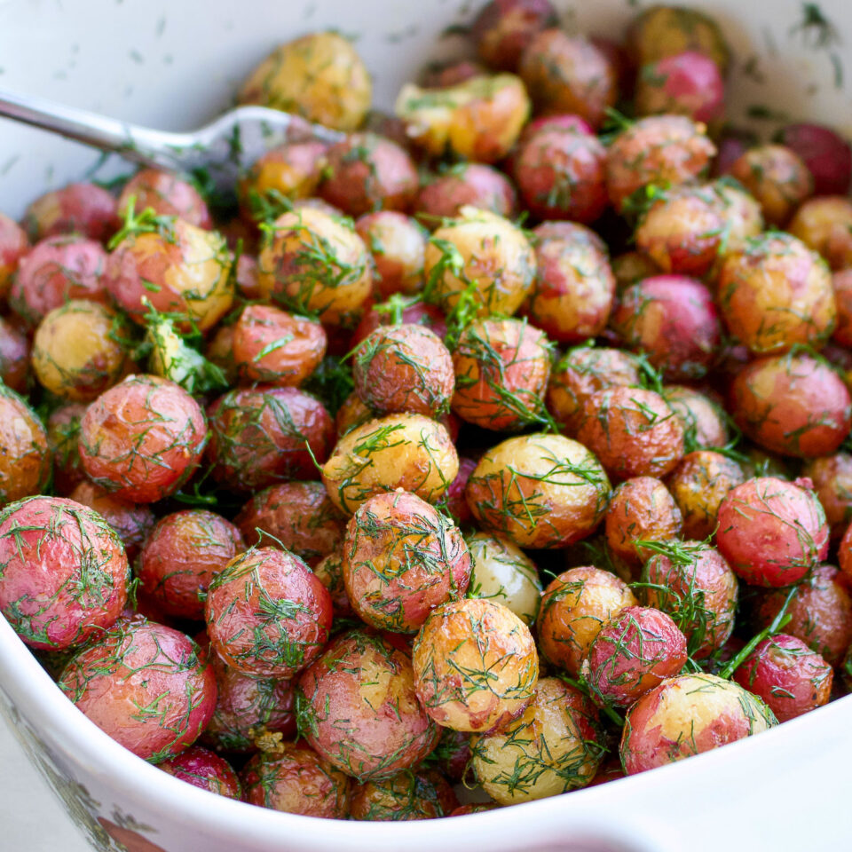 Baby Potatoes With Butter And Dill The Bossy Kitchen