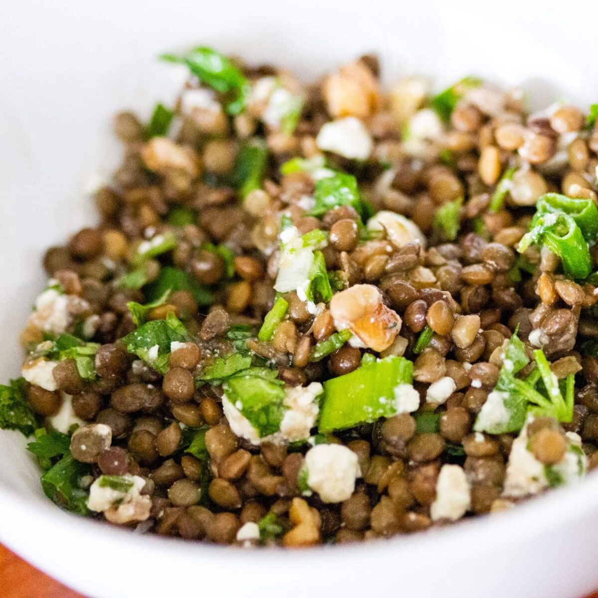 Quinoa Lentils Walnut Salad The Bossy Kitchen
