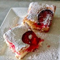 Easy Plum Coffee Cake-Summer Dessert