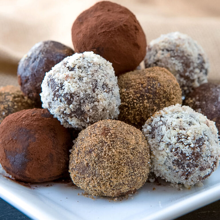 Homemade Chocolate Truffles The Bossy Kitchen