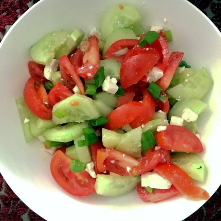 Tomato Cucumbers Feta Salad Recipe 2
