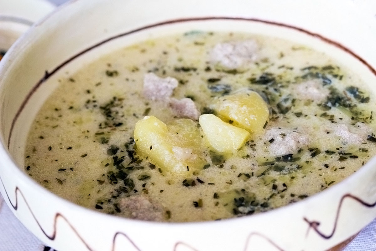 German Potato Soup With Tarragon (From Transylvania)