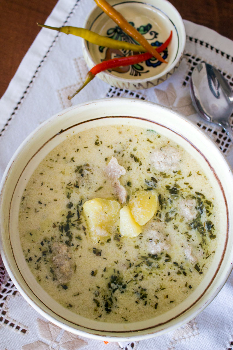 Traditional Saxon Potato Tarragon Soup From Transylvania German Potato Tarragon Soup Pinterest