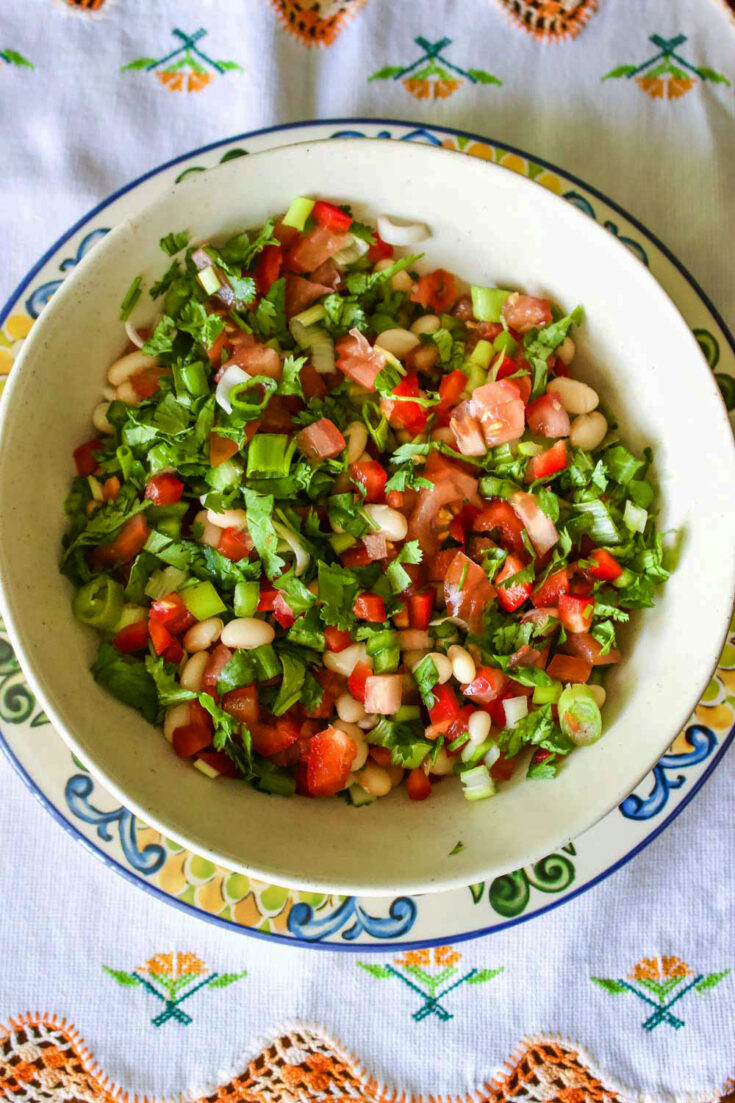 Mexican Beans Salad With Jalapeno The Bossy Kitchen