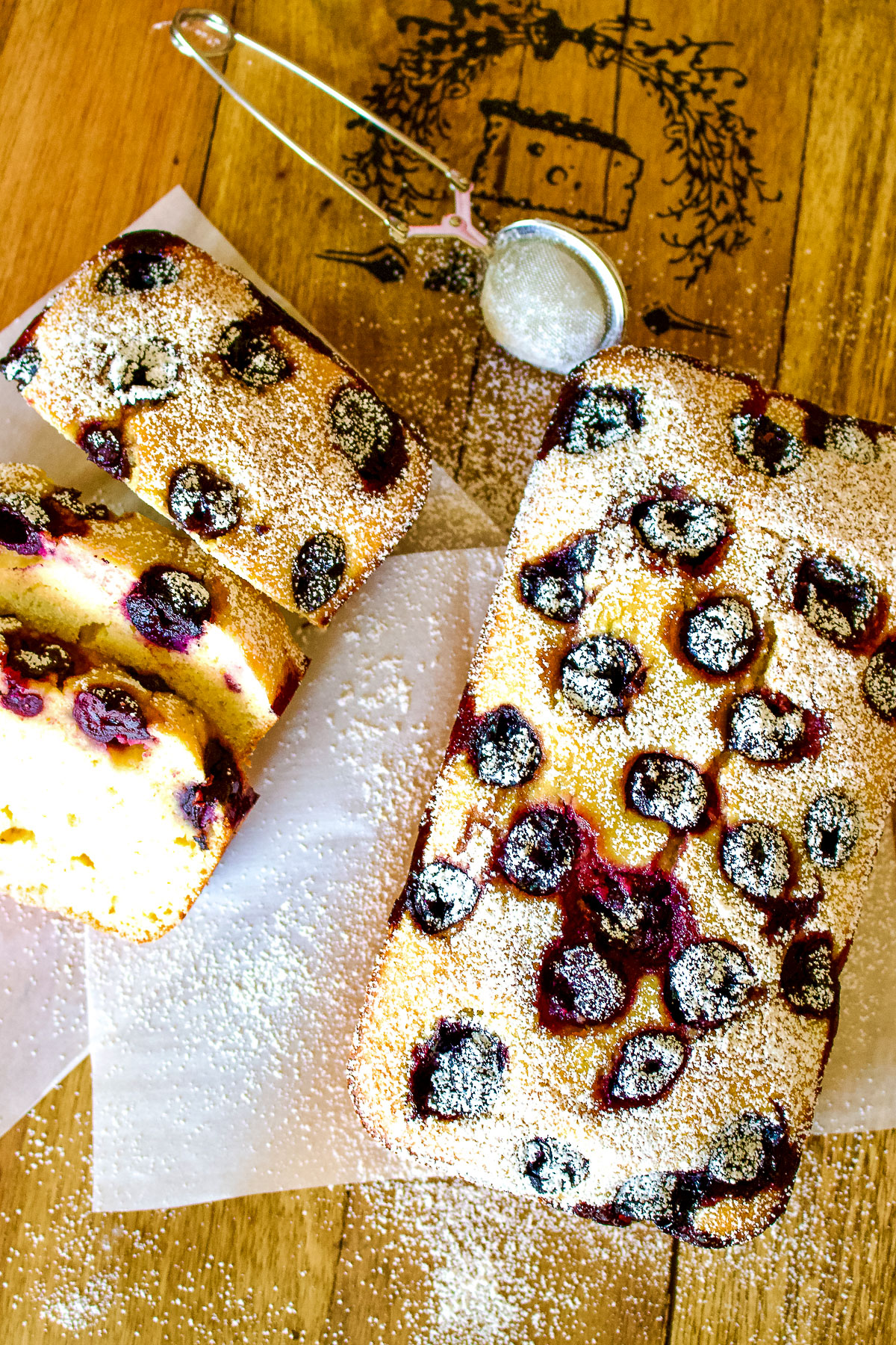 Sour Cherries Sweet Cornbread 