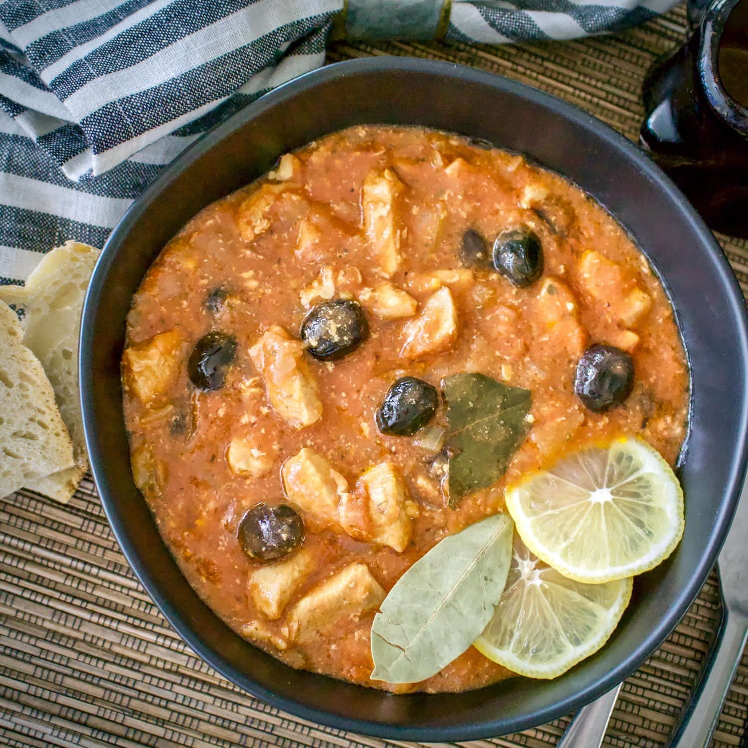 Chicken Stew With Black Olives A Romanian Version Of Chicken Cacciatore