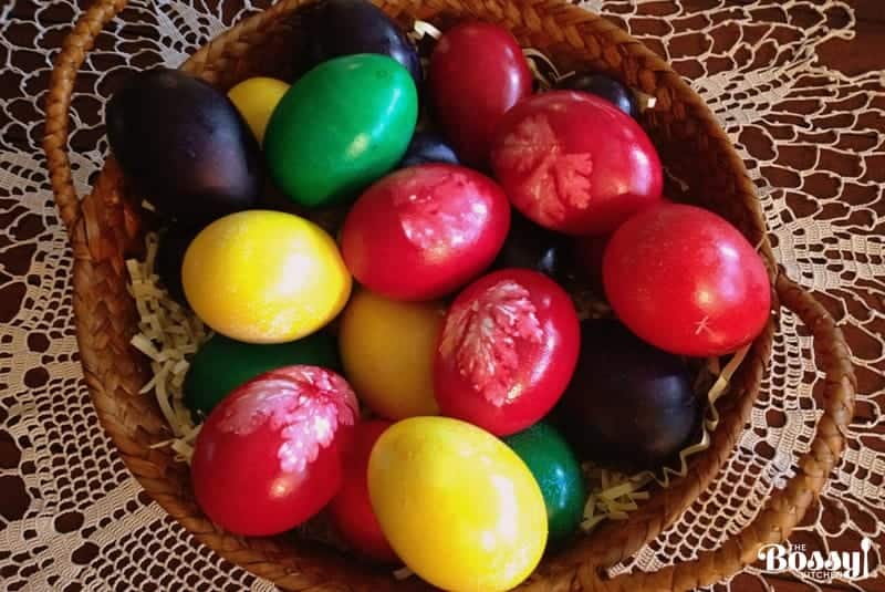 Easter eggs- horizontal photo