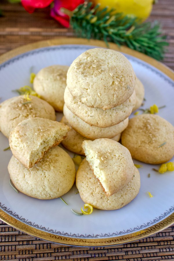 Olive Oil Lemon Cookies With Herb The Bossy Kitchen