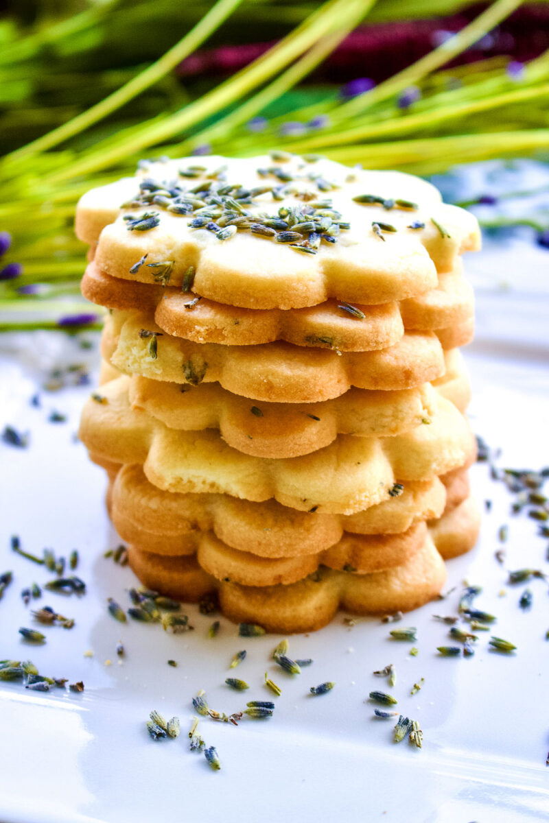 Lemon Lavender Butter Cookies The Bossy Kitchen