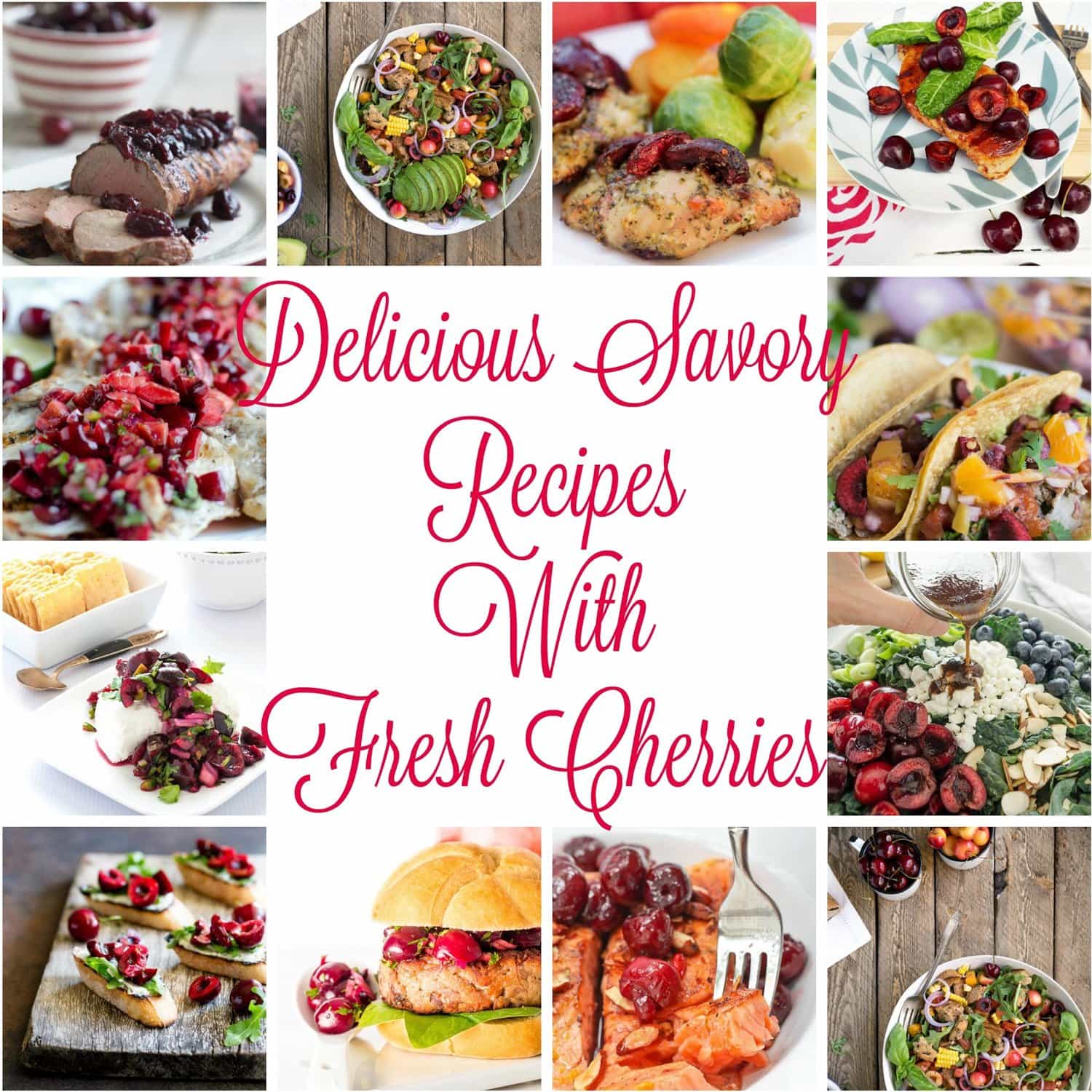 Delicious Savory Recipes With Fresh Cherries The Bossy Kitchen