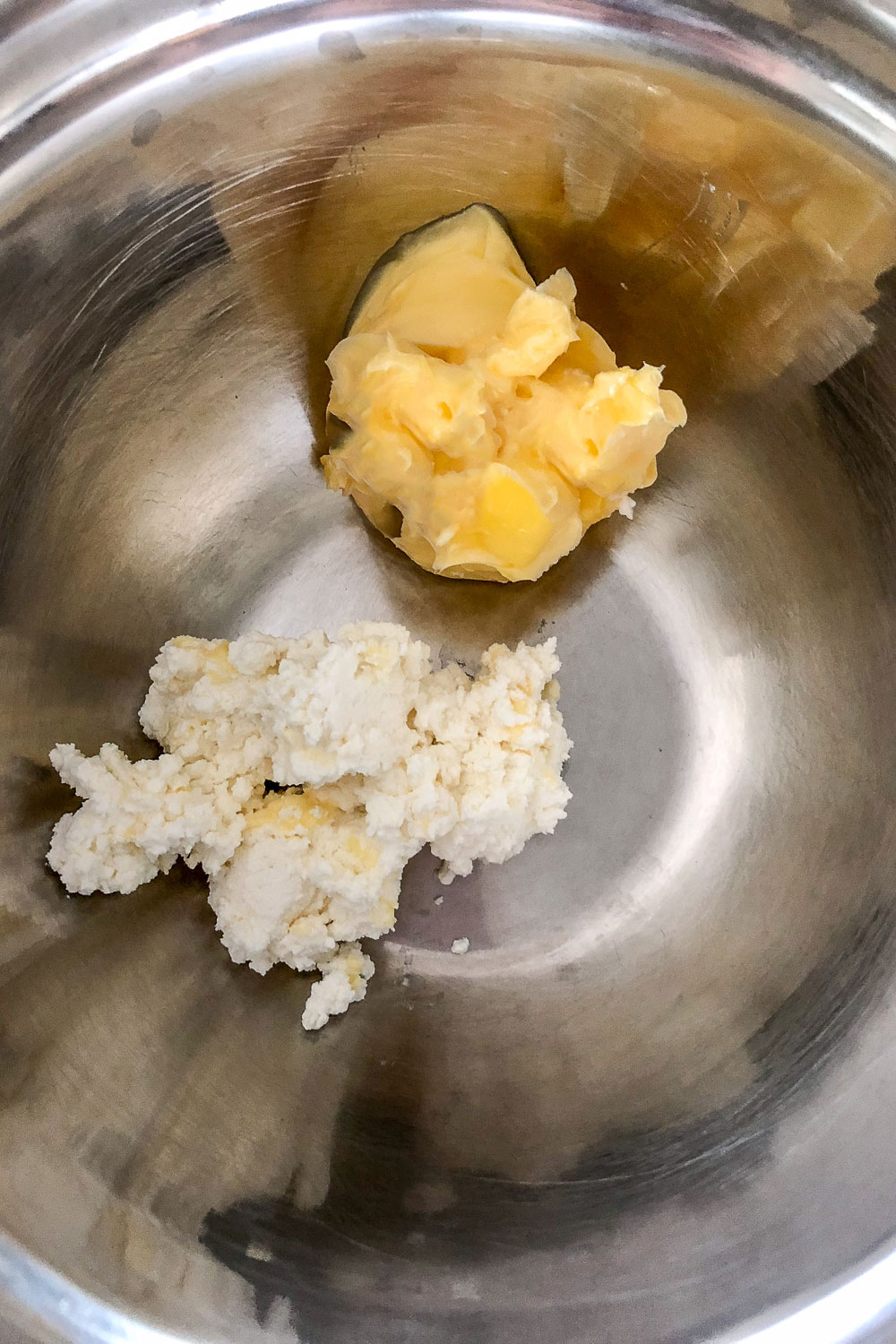 Cheese and butter for the crust