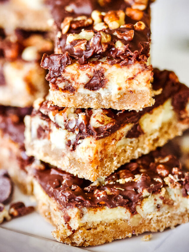 Chocolate Cream Cheese Bars The Bossy Kitchen