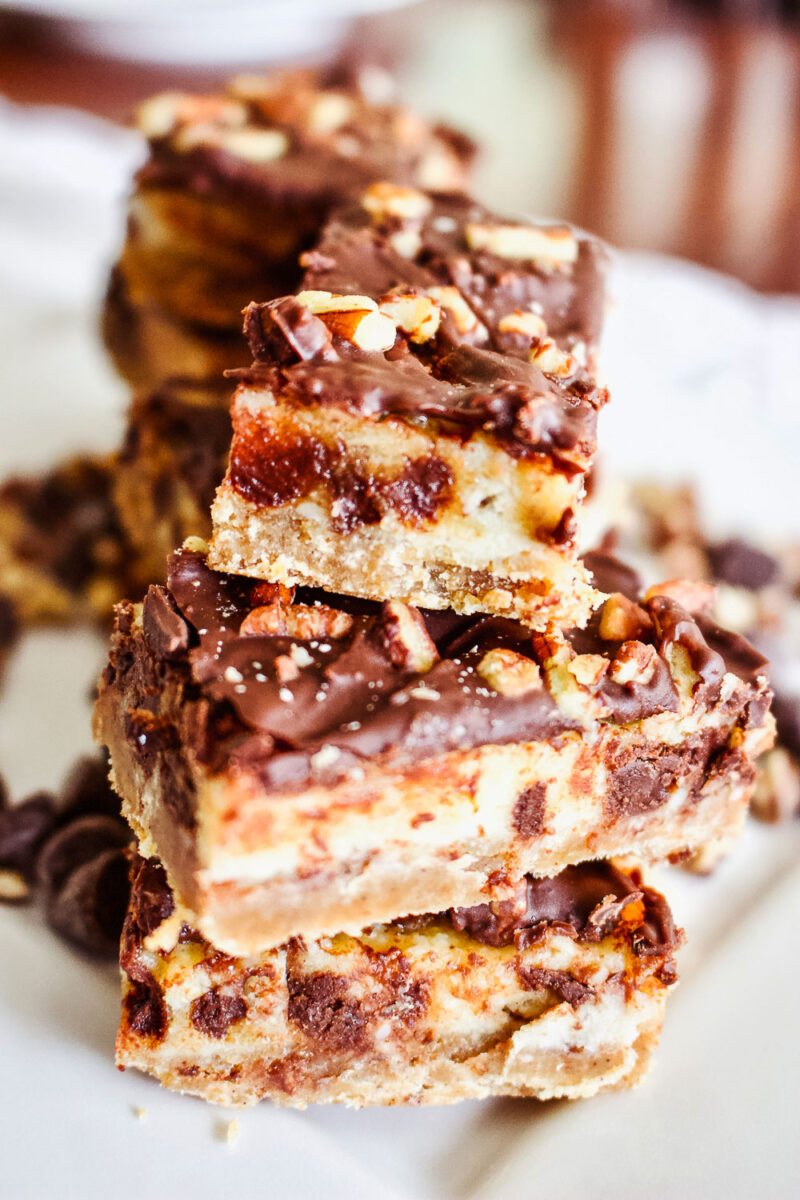 Austrian Chocolate Cream Cheese Bars The Bossy Kitchen