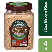 RiceSelect Organic Texmati Rice, Brown, 32-Ounce