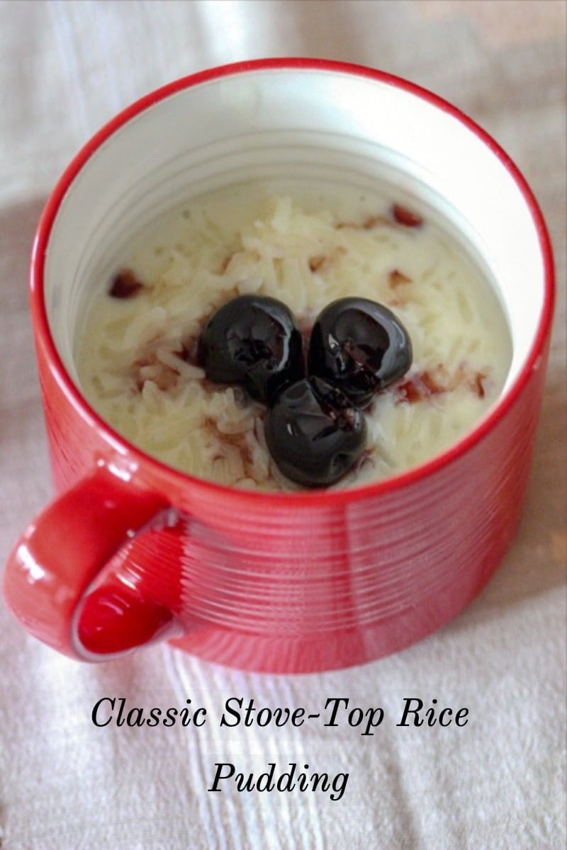 Classic Stove Top Rice Pudding
