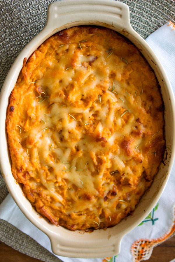 Savory Sweet Potato Casserole- Delicious Thanksgiving Side Dish
