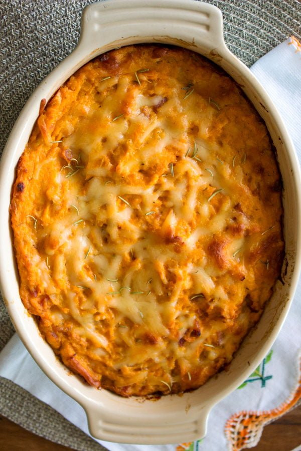 Savory Sweet Potato Casserole- Delicious Thanksgiving Side Dish