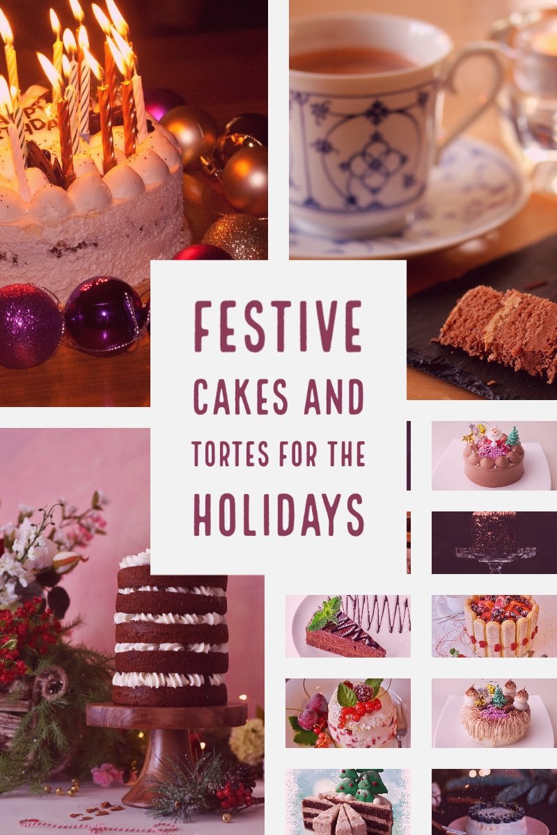 Festive Cakes And Tortes For The Holidays 1 Festive Cakes And Tortes For The Holidays - Pinterest