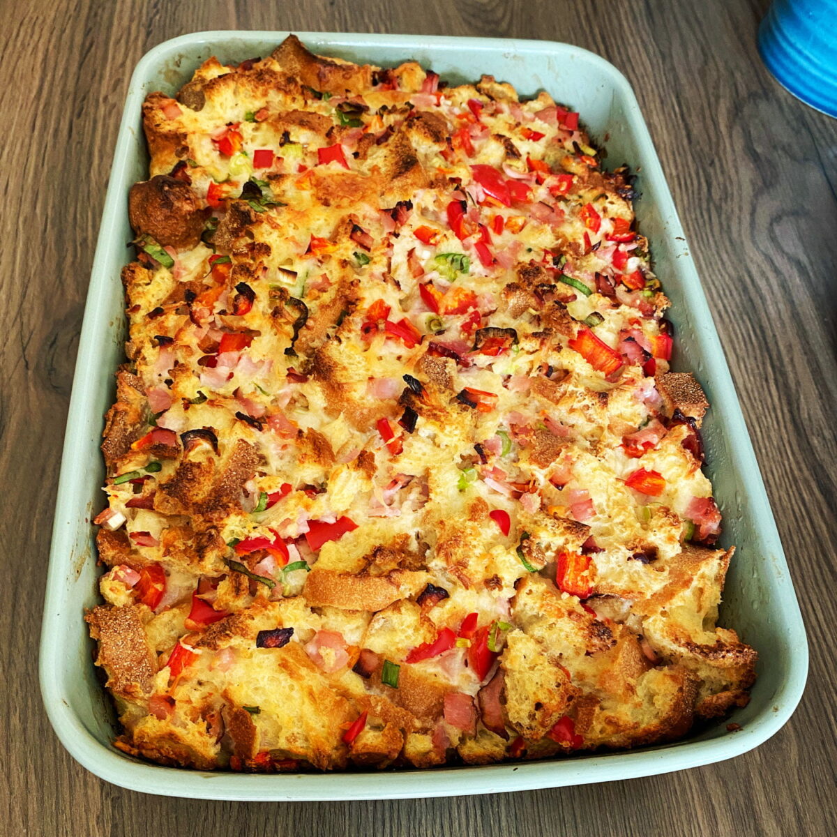 How To Make A Breakfast Savory Bread PuddingStrata66 1