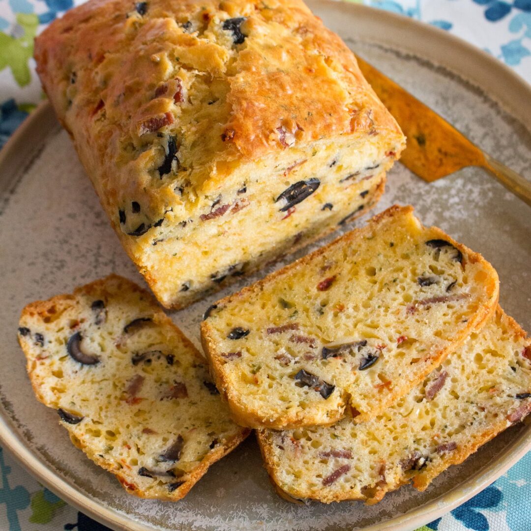 Savory Quick Bread With Cheese And Olives